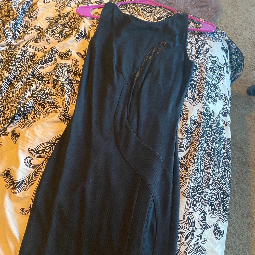 ASOS mesh little black dress